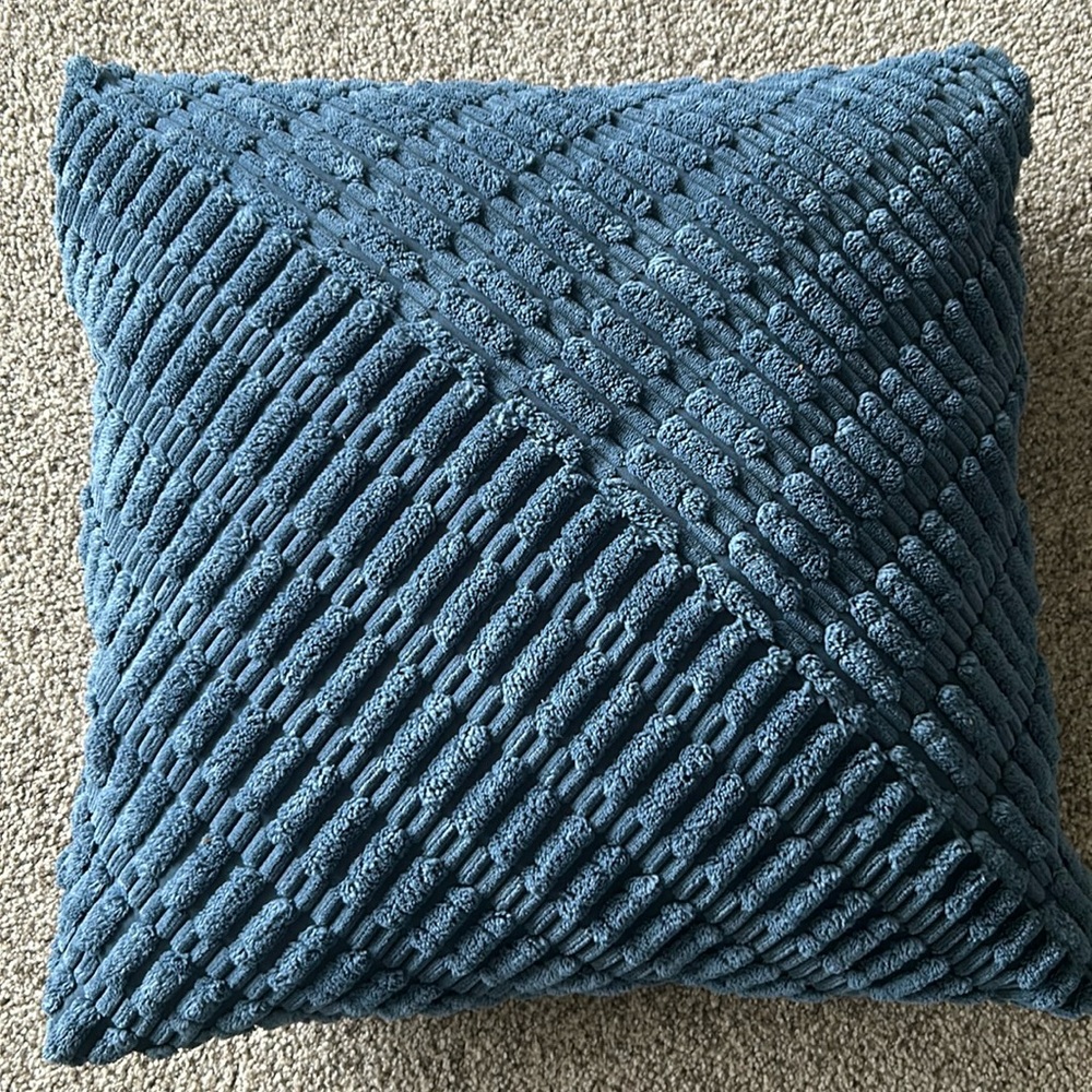 Dusty Blue Pillow Cover